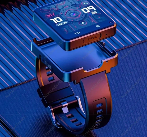 4G Smart Watch 1.8 Inch Touch Screen SIM Card WiFi Unlocked with HD Camera for Games Music Video Call Kids Teens Adults