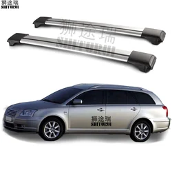 2Pcs Roof Bars for Toyota Avensis 5 Door Estate 2003-2008 (Raised Rails) Aluminum Alloy Side Bars Cross Rails Roof Rack Luggage