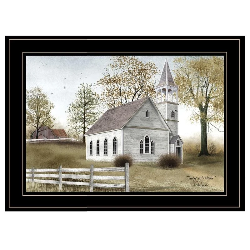 

Sunday Go To Meetin' Framed Print Black Frame Billy Jacobs Ready to Hang