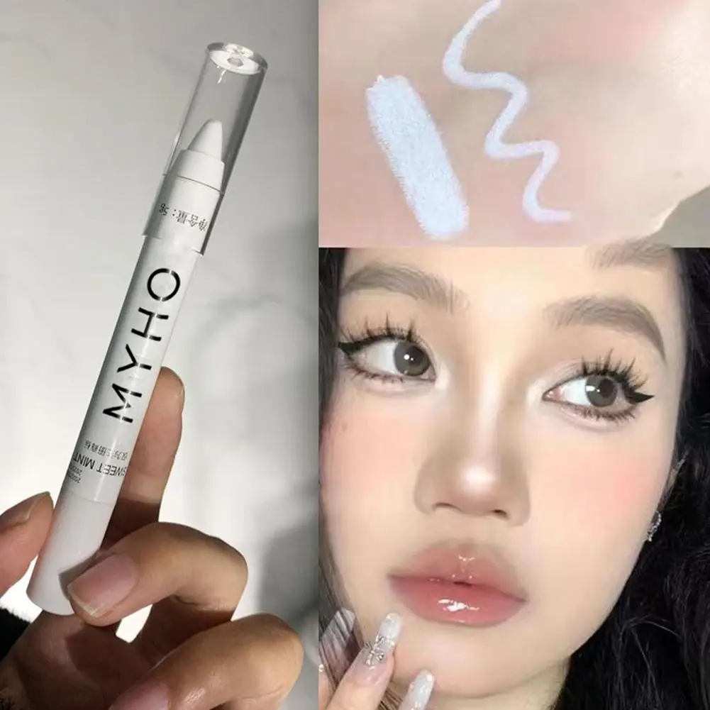 Lazy Sleeping Silkworm High Light Pen Matte Pearlescent Silver Eye Shadow Stick Pearlescent Lasting White Powder Gold Eyeliner