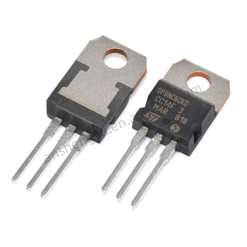 Stgps8nc60kd g8nc60kd igbt、8a、600v、〜220、5個