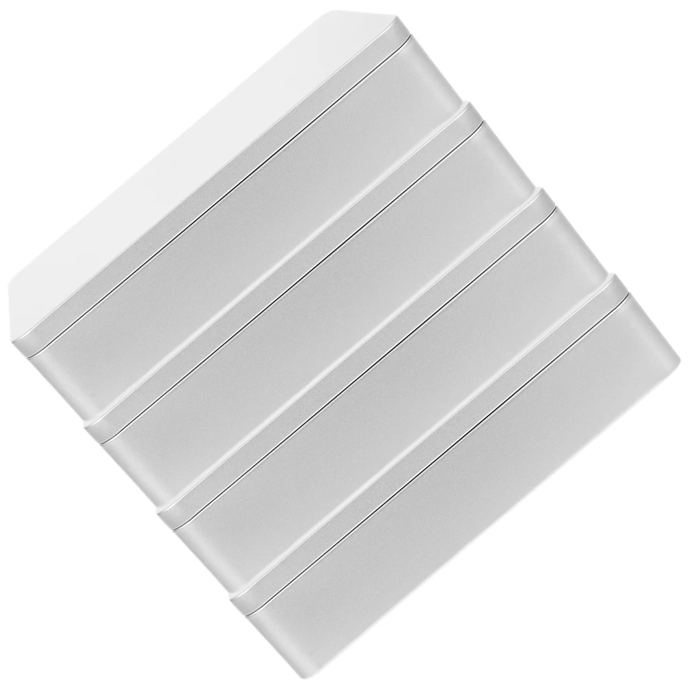 

4 Pcs Metal Storage Box for Beads USB Flash Disk Candy Earphone Small Tinplate Container Lightweight Portable Compact