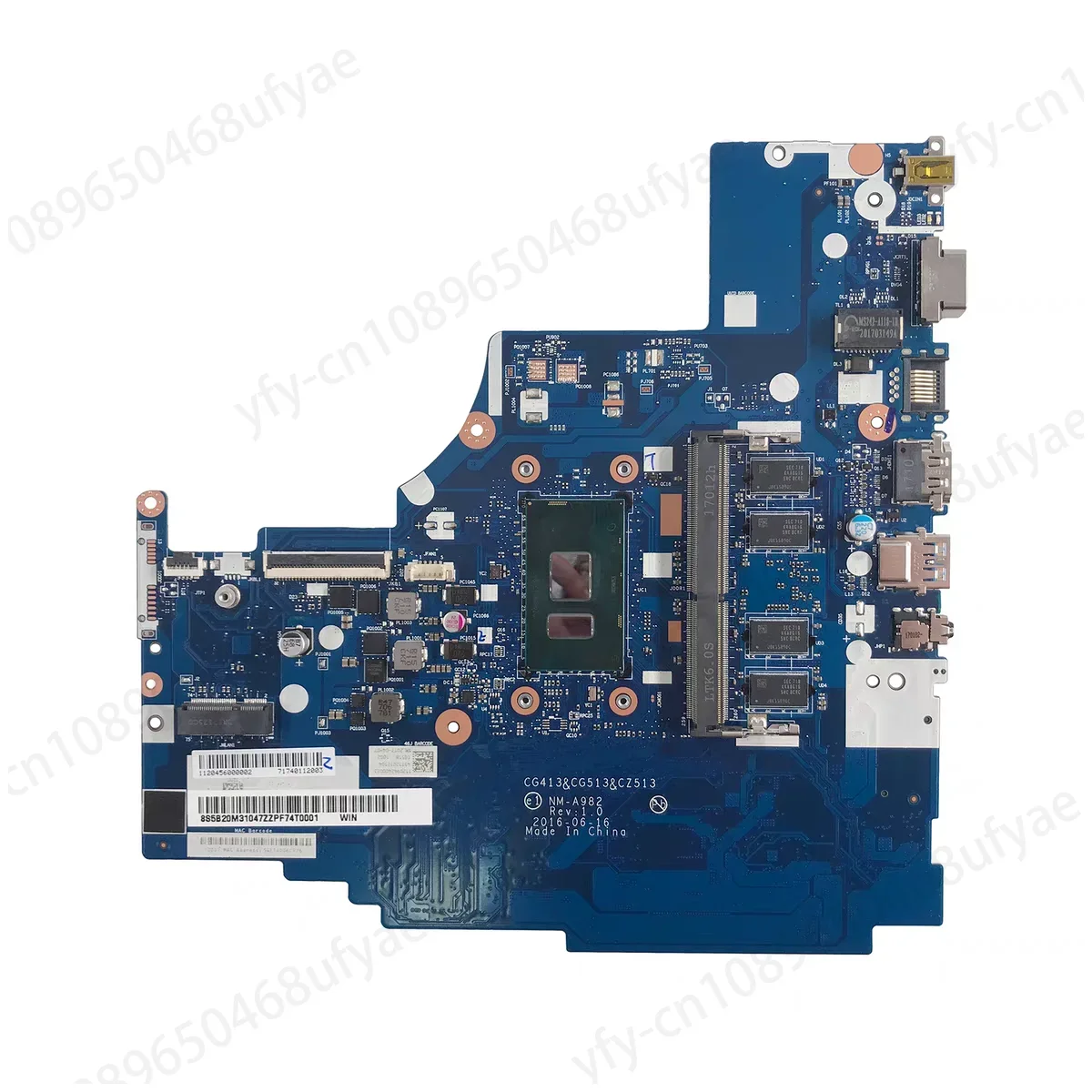 for ovo IdeaPad-14iap Motherboard NM-B301 CPU N4200/N3450/3350