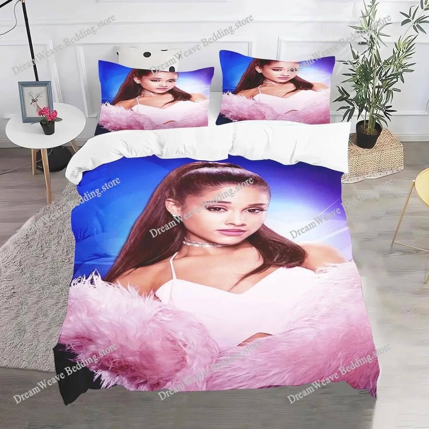 Exquisite 3D Ariana Grande Wallpaper Anime Digital Printing Bedding Set Duvet Cover Comforter Bed Youth Kids Girl Boys Gift51951