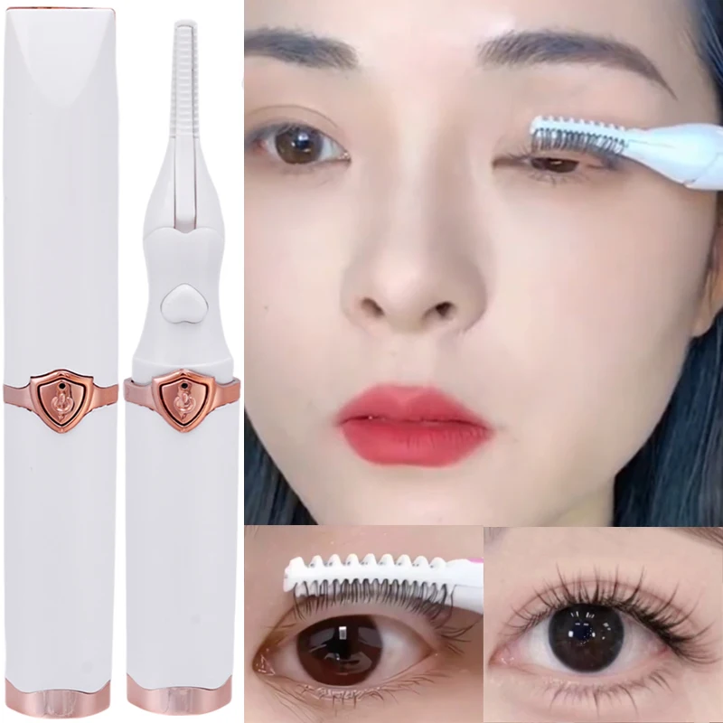 Electric Heated Eyelash Curler Natural Lasting Quick Heating Eyelash Curling Professional Temperature Heated Electric Lash Clip