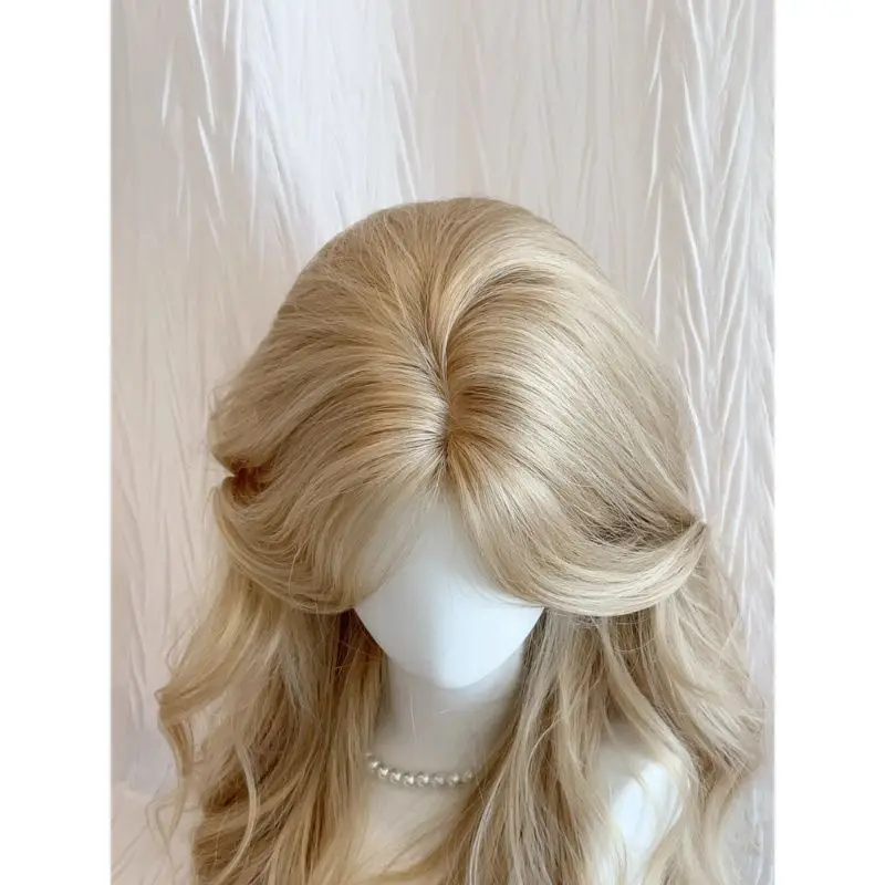 Dirty Blonde Synthetic Wig, Natural Looking Long Layered Straight Hair
