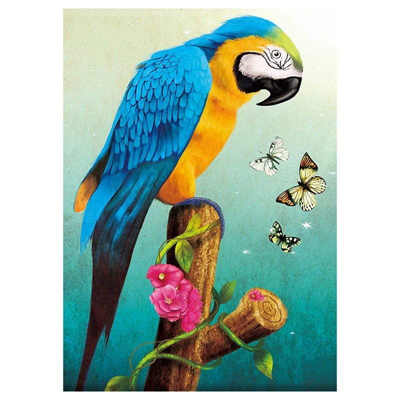 Diamond Painting By Number Kits For Adults Parrot DIY Full Round Drill Embroidery Cross Stitch Picture Arts Craft