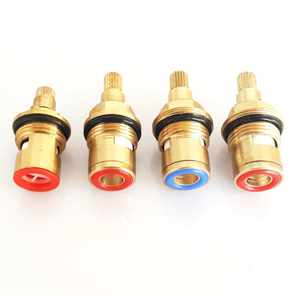 ​Copper Ceramic Disc Valve Counter/Clockwise Single/ Double Thread For Most Double Handles Kitchen Bathroom Basin Taps 10 Models