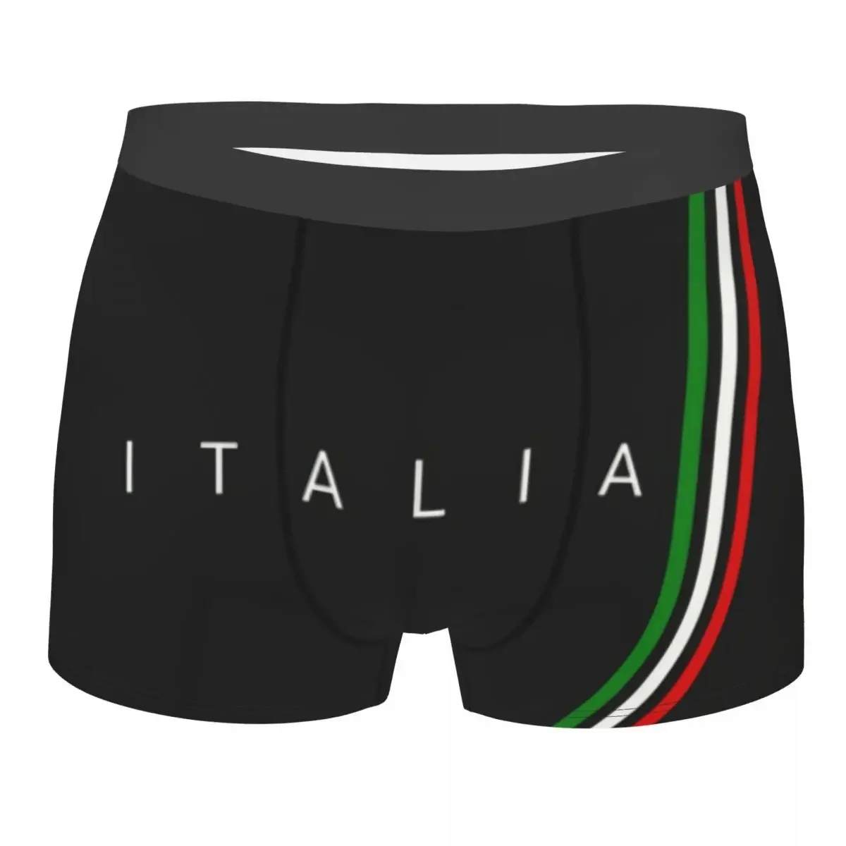 

Italy Flag Underwear Men Sexy Printed Customized Italy Qatar Boxer Shorts Panties