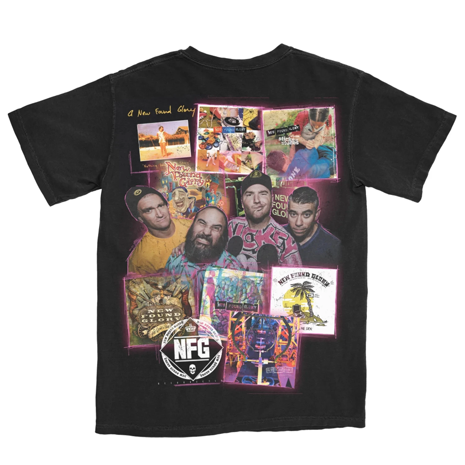 2026 New Found Glory American Pop-punk Band Graphic Cotton Tshirt Unisex Men Women Short Sleeve Vintage Brand Tee Streetwear