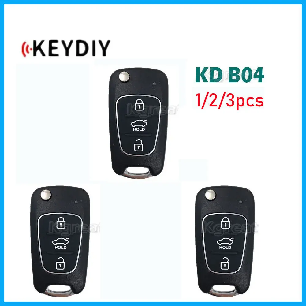 1/2/3 Stuks Keydiy Kd B04 Universele Remote Sleutel Voor Kia Stijl Kd900/Kd Mini/KD-X2 Toetsen Tool Programmeur Kd B Serie Afstandsbediening