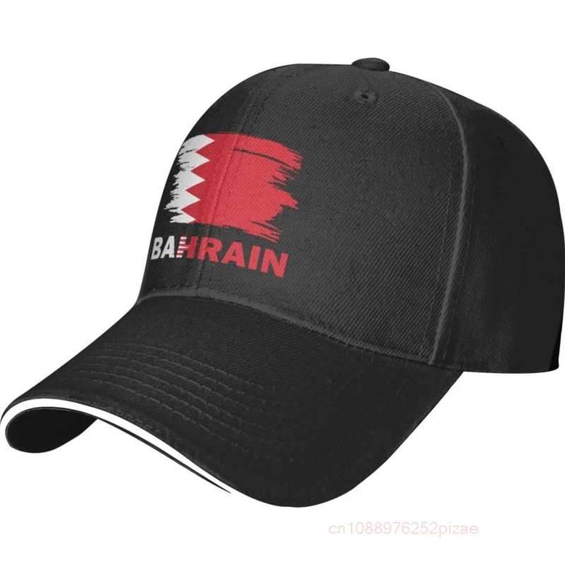 Vintage Bahrain Flag Baseball Cap Breathable Adjustable Men Women Outdoor Soccer Hat