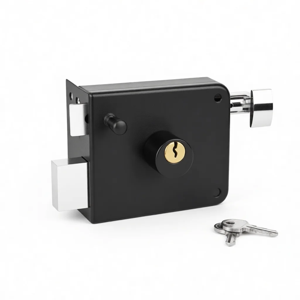 Secure Rolling Gate Lock Central Cross Core Anti Theft Shutter Door Hardware Reliable Replacement Access Solution