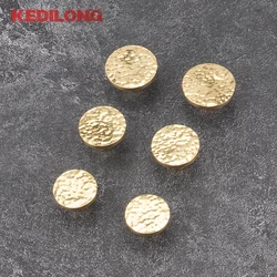 KEDLO Vintage Solid Brass Hammer Knob Nordic Modern Simple Cabinet Door Drawer Cabinet Circular Handle Gold Handle