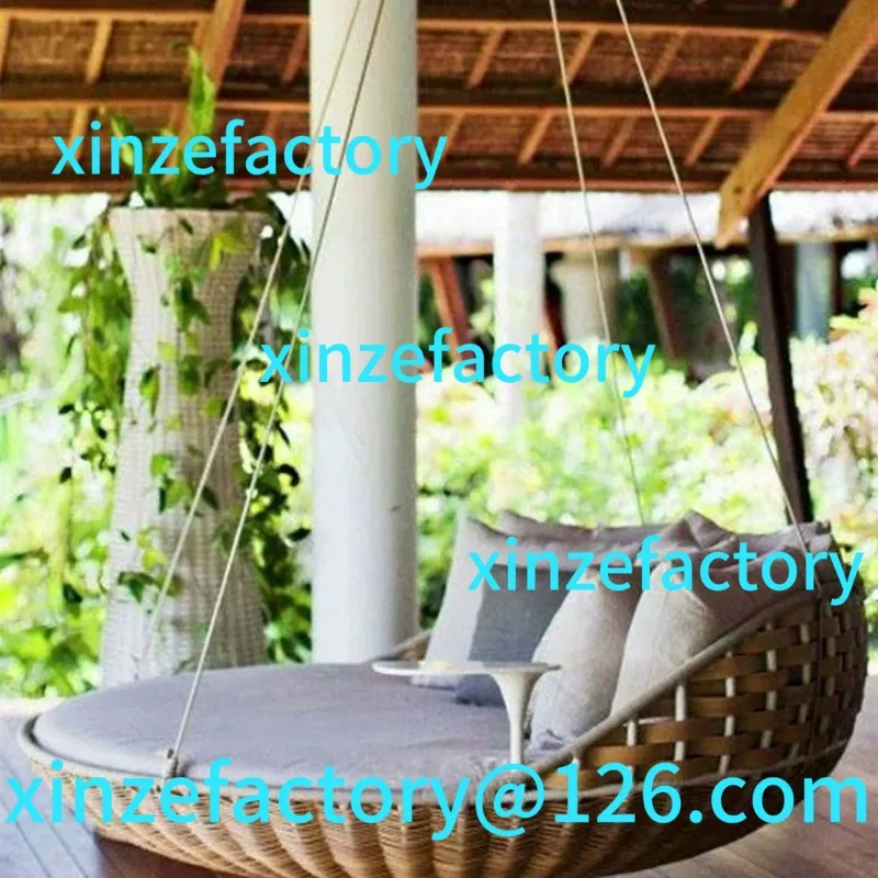 

Customizable Indoor Balcony Lazy Hanging Rattan Hammock