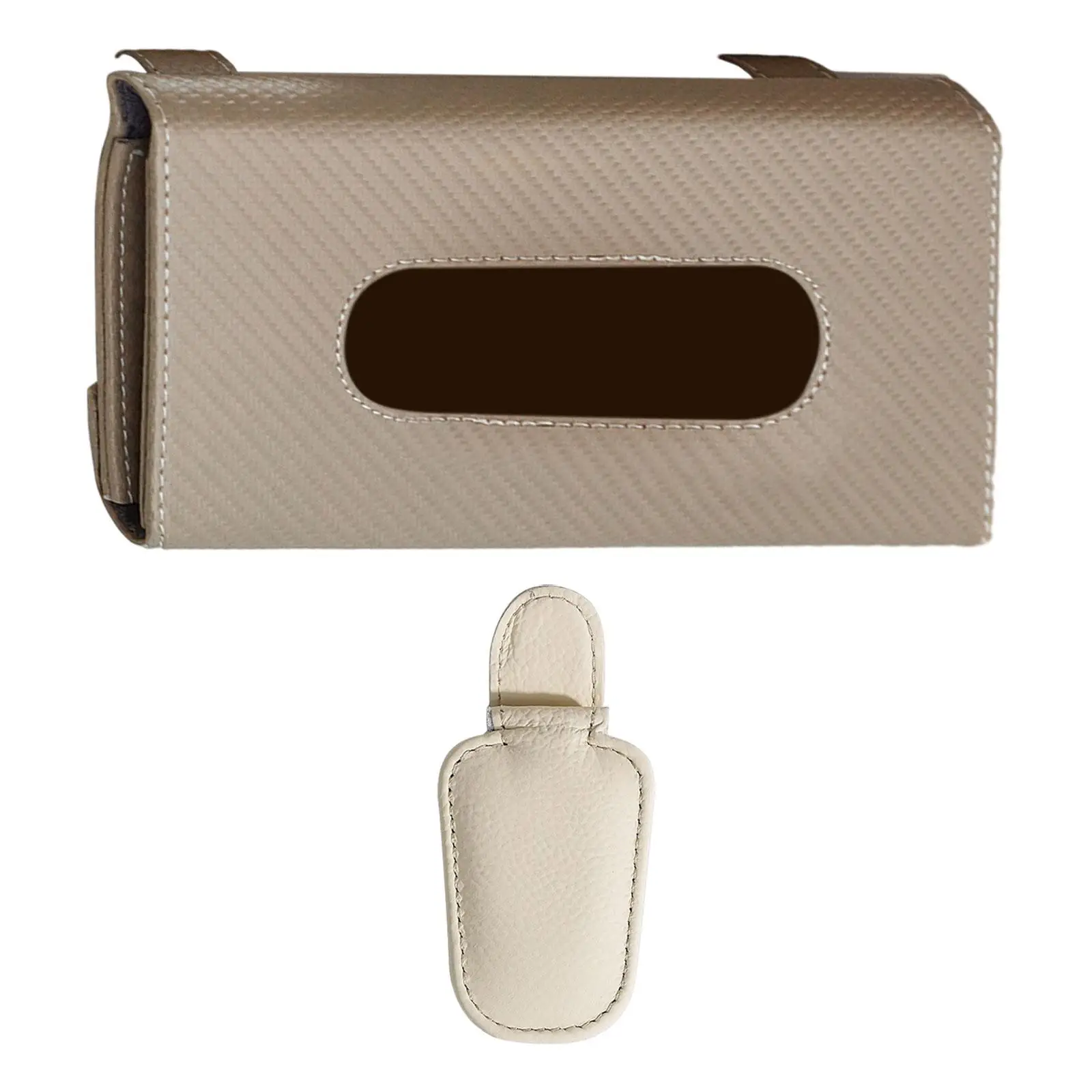 Car Sun Visor Tissue Box Holder Universal Automotive Interior Dust Tissue Holder