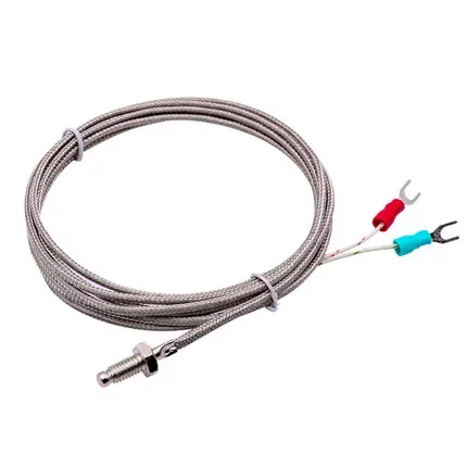 

K-type E-type thermocouple compression spring screw type thermocouple M6/M5/M8 thread temperature sensor