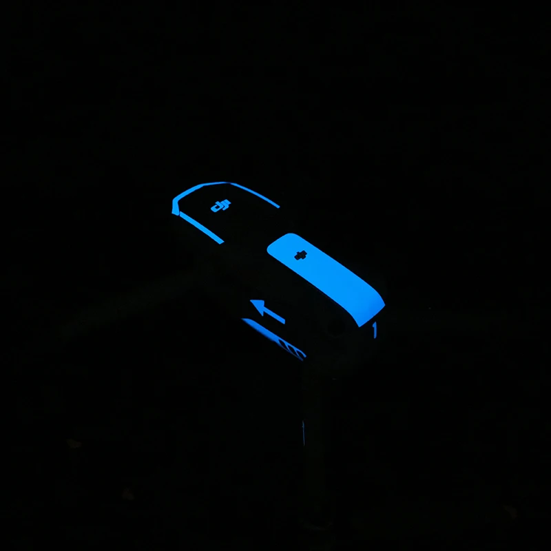 Pegatina luminosa para Dron DJI Air 3S, calcomanías decorativas, película protectora antiarañazos, accesorio de advertencia de vuelo de seguridad nocturna