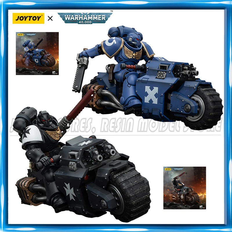 

JOYTOY 1/18 Action Figure Warhammer 40K Space Marines Black Templars Ultramarines Outriders Anime figures Toys Model
