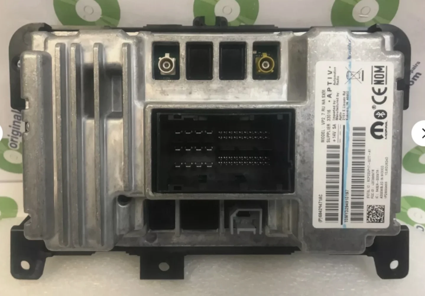 19-20 Chrysler Pacifica Voyager OEM AM FM XM Tampilan Layar Radio VP2_7 RU