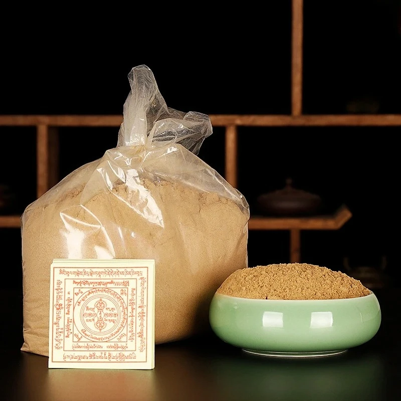 1000g Cigarette Powder Household Indoor Temple Buddha Hall Natural Handmade Tibetan Incense/Tower/Seal Incense Raw Material