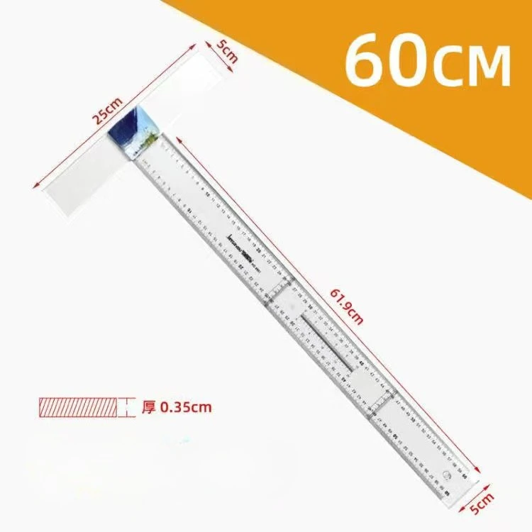 Drawing Ruler T-45/60/80/90cmt