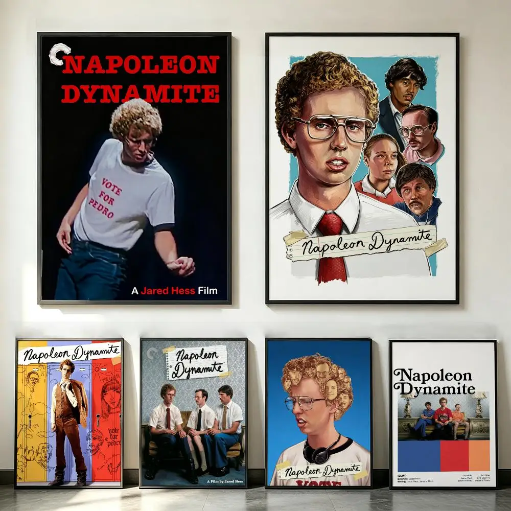 movie Napoleon Dynamite Poster Poster HD Trendy SelfAdhesive Wall Art Print For Living Room Bedroom Dorm Office Home Gift