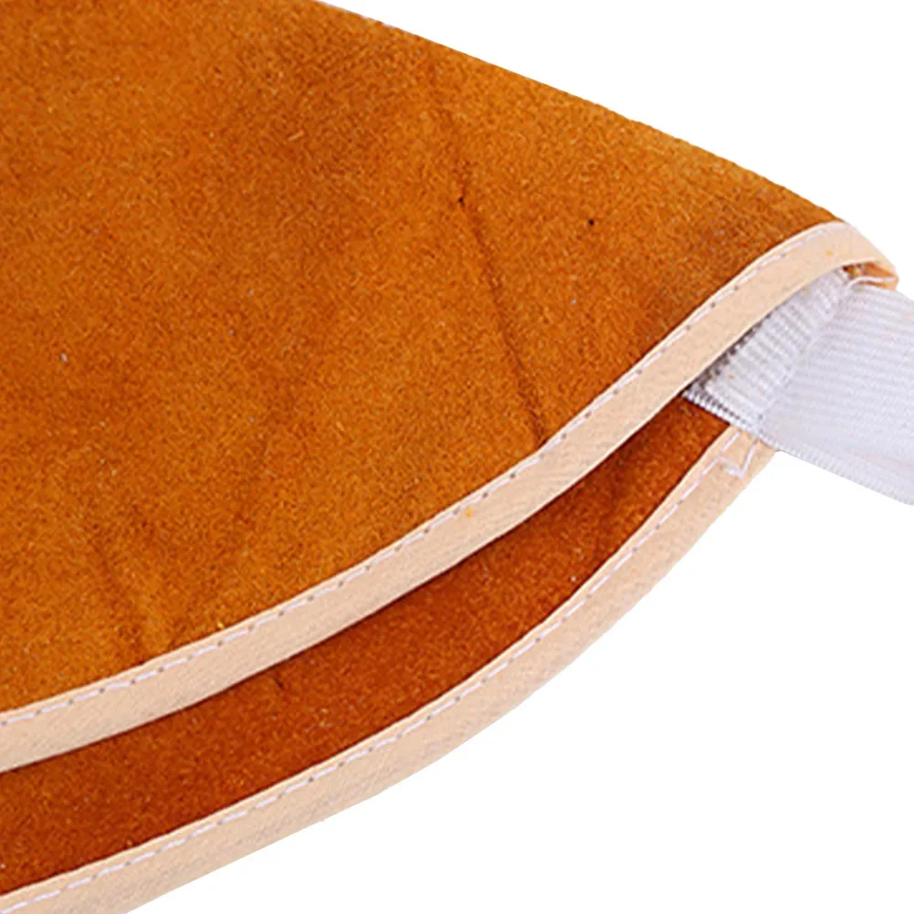 

Welding Safety Gloves in Split Cowhide with Elastic Cuff Adjusts to Fit Provides Superior Protection 55cm Long
