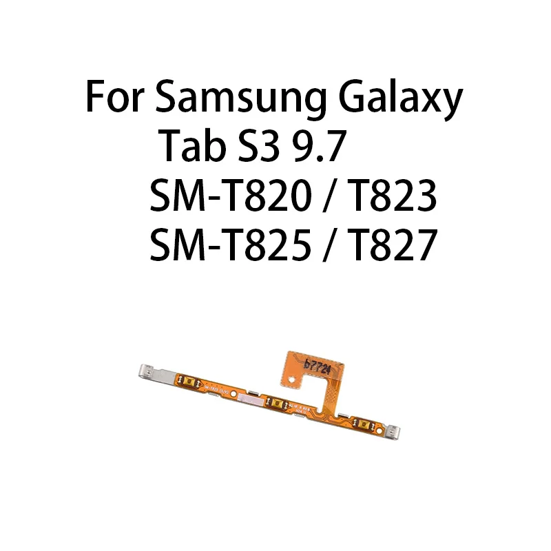

Power ON OFF Mute Switch Control Key Volume Button Flex Cable For Samsung Galaxy Tab S3 9.7 SM-T820 / T823 / T825 / T827