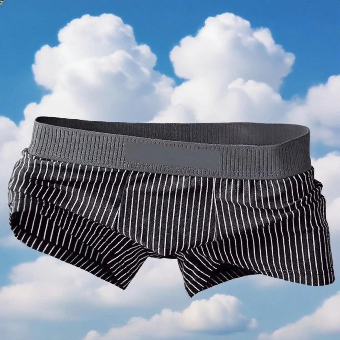 

2025 Men Boxer Underwear Mid-rise Striped Print Boxers For Man Underwear Mens Boxer Shorts And Underpants Sexy Men's Panties