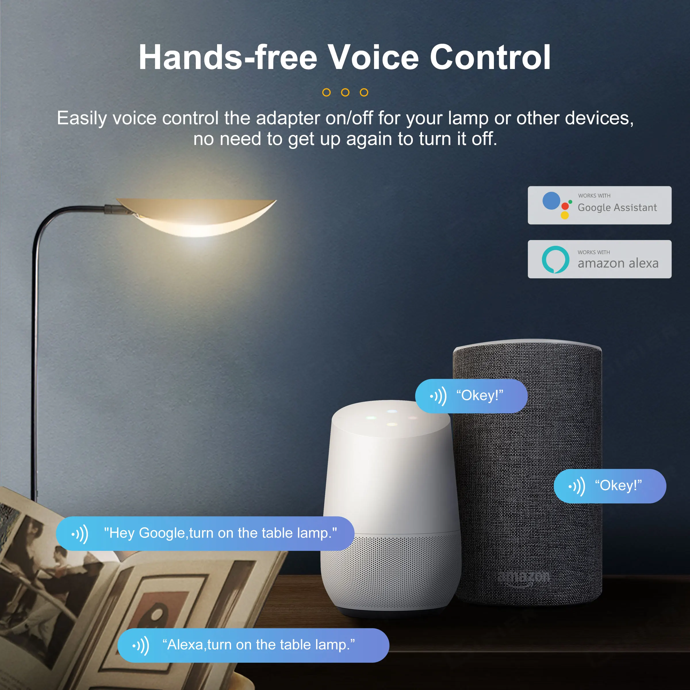 Tuya Smart Micro USB Adaptor Switch 5V, WiFi Mini USB Power Adaptor Compatible with Alexa Hey Google for Home Automation