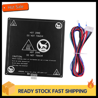 Aluminum Heated Bed 12V Hotbed 220*220*3mm with Wire Cable Heatbed Platform Kit for Anet A8 A6 3D Printer Parts