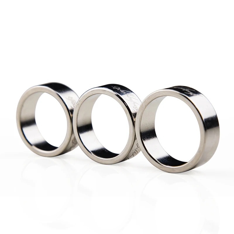 Magic Magnet Ring Close-up Magic Props Magician Accessories Strong Magnetic Ring Coin Mentalism Tricks Invisible Toys