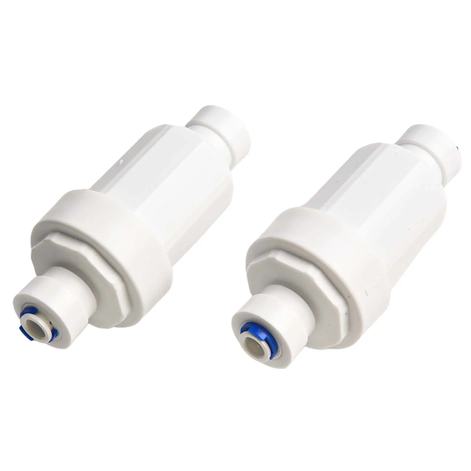 2pcs Outdoor Misting System Water Filter 100 Mesh Calcium Inhibitor For 1/4 Garden Hose Hard Water Filter Misting System