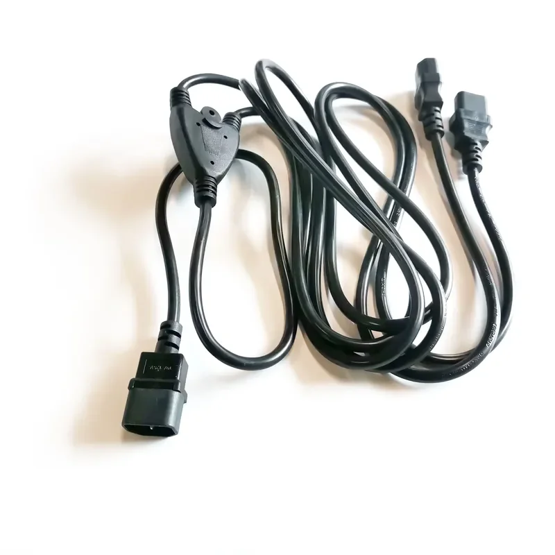 IEC 320 C14 to 2XC13 Splitter Power Extension Cord 6ft Computer Use