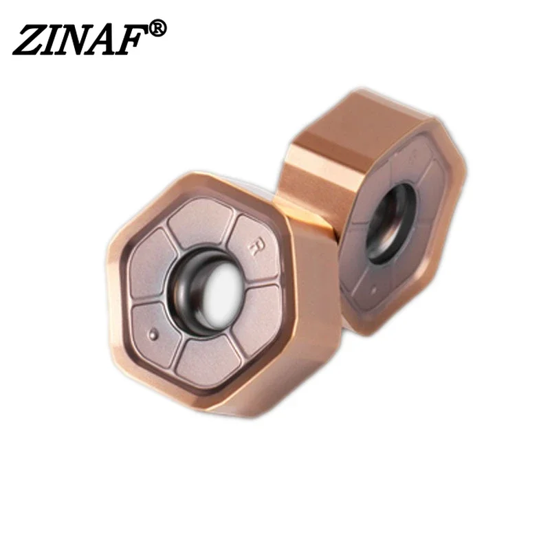 Imagem -02 - Inserções de Metal Duro para Cnc Fresagem Carbide Placas Ferramenta de Corte Fast Feed Hnmu 0906 Hnmu0906 10 Pcs