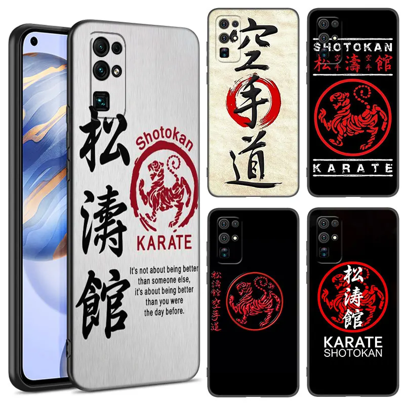 Shotokan Karate Symbol Black Phone Чехол для Honor 70 90 Lite X40 GT X50 i X5 Plus X6A X6S X7A X8A X8B X6 X7 X8 X9 4G X9A X9B 5G