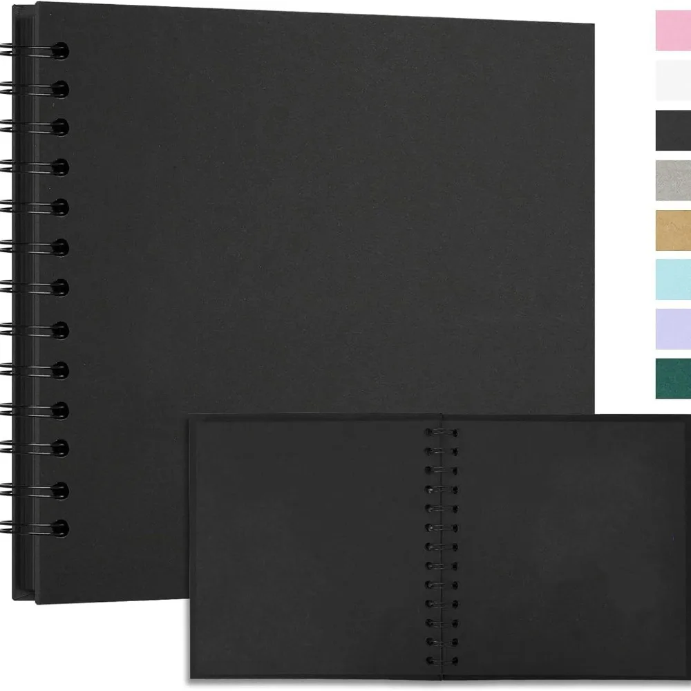 

Collect Book Kraft Paper Scrapbook Graffiti Simple Commemorative Album Multifunction Creative Card Book Birthday