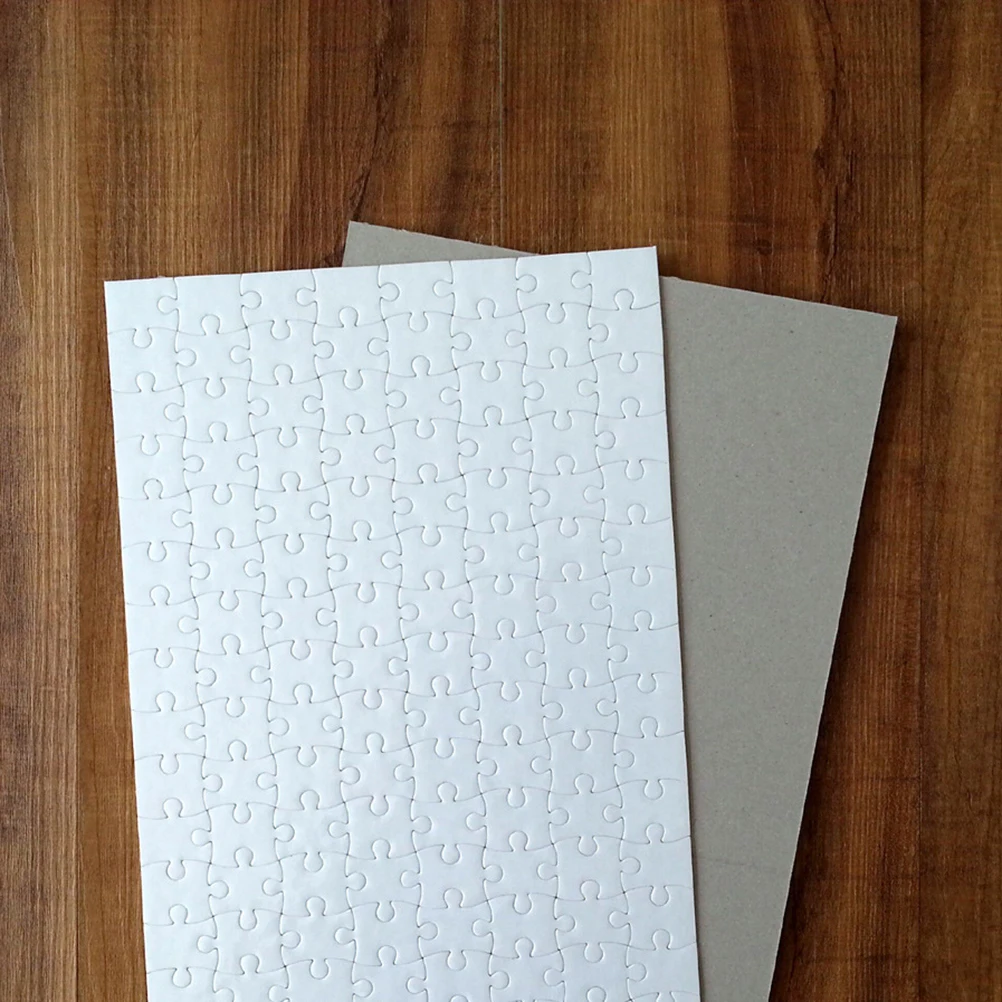 5 pçs a4 quebra-cabeça de papel em branco diy para desenho pintura crianças adultos arte criativa artesanato atividade jogo quebra-cabeça