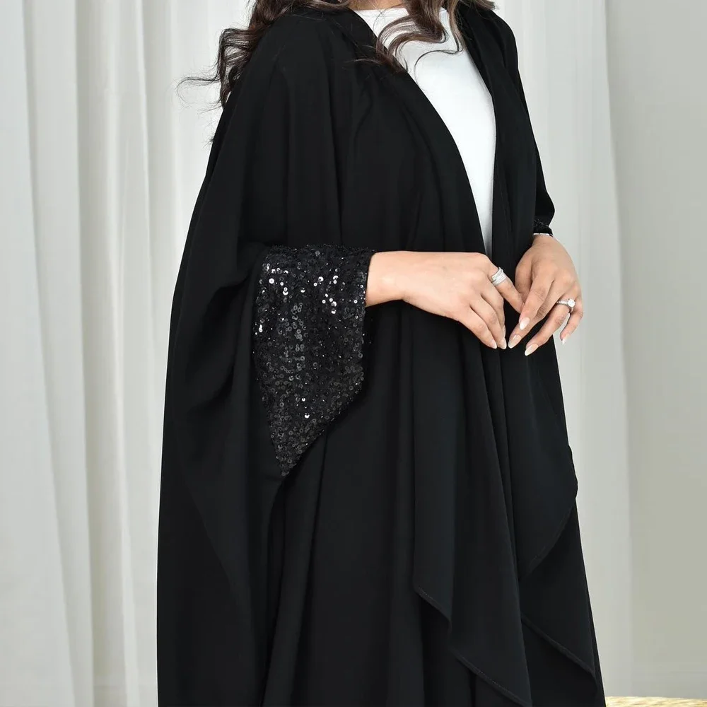 

Ramadan Muslim Women Maxi Dress Dubai Open Abaya Islamic Kimono Cardigan Arabic Long Robe Eid Kebaya Kaftan Marocain Femme Gown