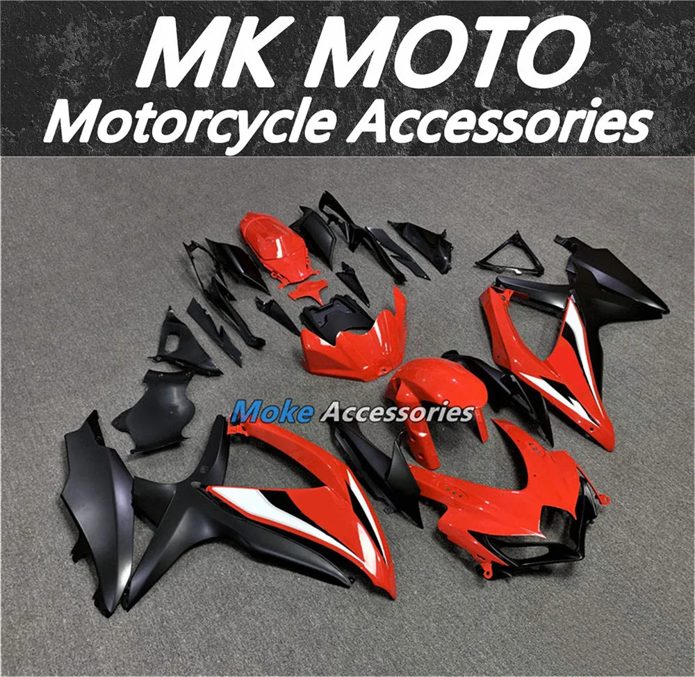

Fairings Kit Fit For gsxr600/750 2008 2009 2010 Bodywork Set High Quality ABS Injection NEW Red Black