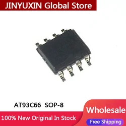 10Pcs New AT93C66 93C66 AT93C66B SSHM T screen 66BM 66BM Y SMD SOP8 IC Chip In Stock Wholesale