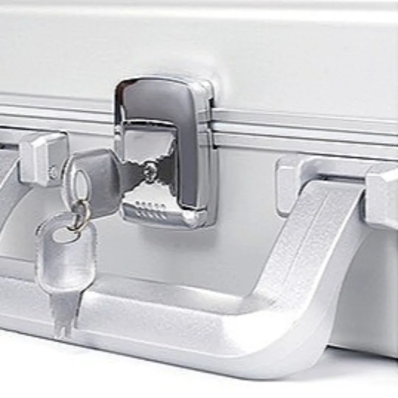 Metal Jewelry Box with Lock Modern Luxury Jewelry Boxes Multifunctional Ring Necklace Organizer Case Large Capacity Toolbox