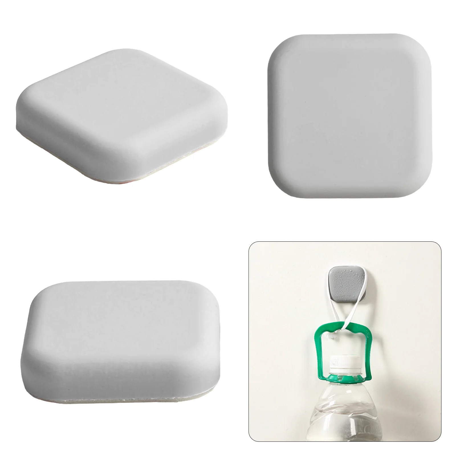 Brand New High Quality Anti-collision Door Handle Bumper Door Handle Guard Bumper Rubber Stop Silicone 4*4cm 4pcs