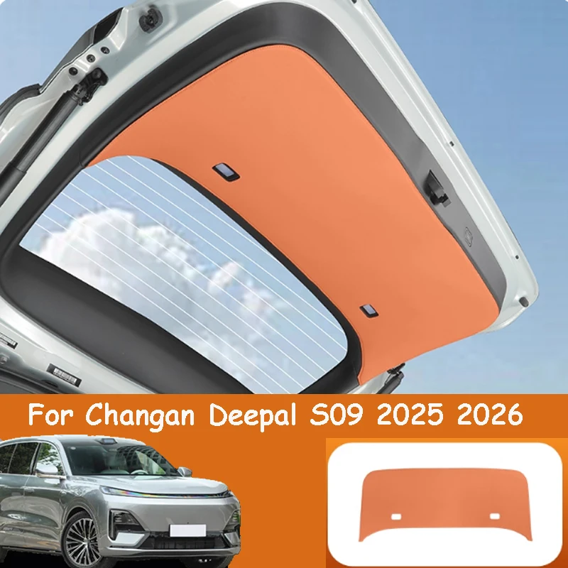 

For Changan Deepal S09 2025 2026 Car Trunk Protective Pad Tailgate Anti-kick Anti-collision Sticker Interior Accessories