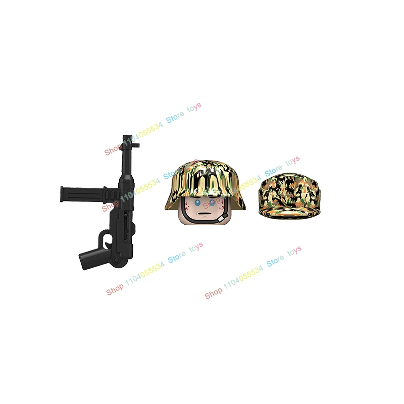 N690 guerriers armure lourde soldats assembler scène blocs de construction accessoires décor créatif figurines d'action poupées jouets cadeaux