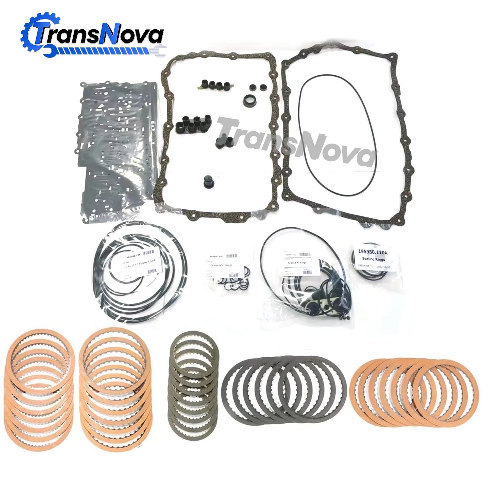 

TransNova 6L80E 6L90E 6L80 6L90 Automatic Transmission Clutch Master Rebuild Repair Overhaul Kit For GM Chevrolet Cadillac Chery