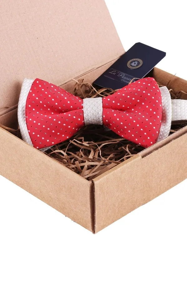 Red Silk Bowtie SB103