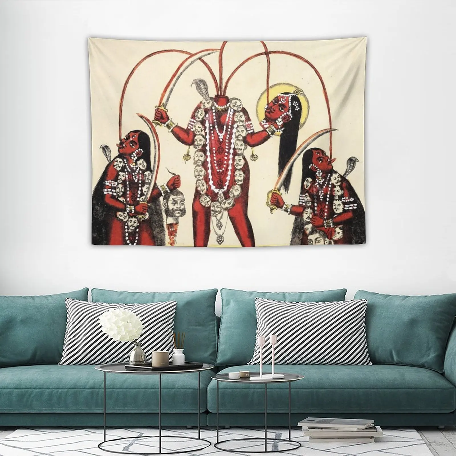 Chinnamasta Shiva Kali Goddess Deities Tapestry Bedroom Decorations Wall Decor Hanging Bedrooms Decorations Room Ornaments