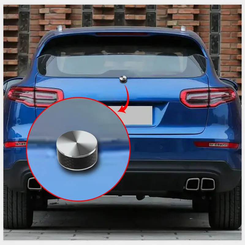 Carbon Fiber Car Wiper Knob Cover Universal Rear Wipers Delete Hat Waterproof Tail Protective Plug Cap Auto Exterior Accessories